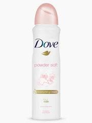 Xịt Khử Mùi Dove Dưỡng Da Sáng Mịn Hương Phấn Thơm 135ml