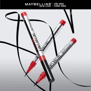 Bút Kẻ Mắt Nước Đen 48H Đậm Màu Bền Màu Không Lem Không Trôi Maybelline New York Tattoo 48h Liquid Pen EyeLiner 1g