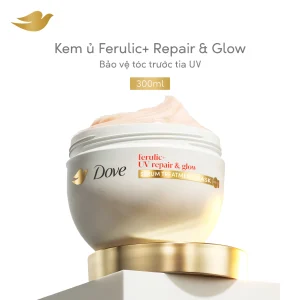 Kem ủ Bảo Vệ Tóc Trước Tia UV Dove Ferulic+ Repair & Glow 300ML
